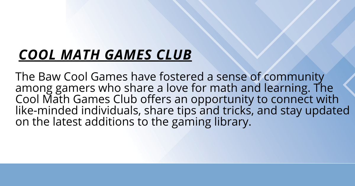 Cool Math Games Club